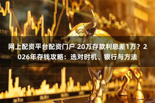 网上配资平台配资门户 20万存款利息差1万?2026年存钱攻略:选对时机、银行与方法